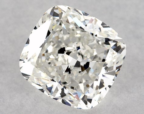 GIA 2.01 Carat H-VS2 Ideal Cut Cushion Modified Diamond